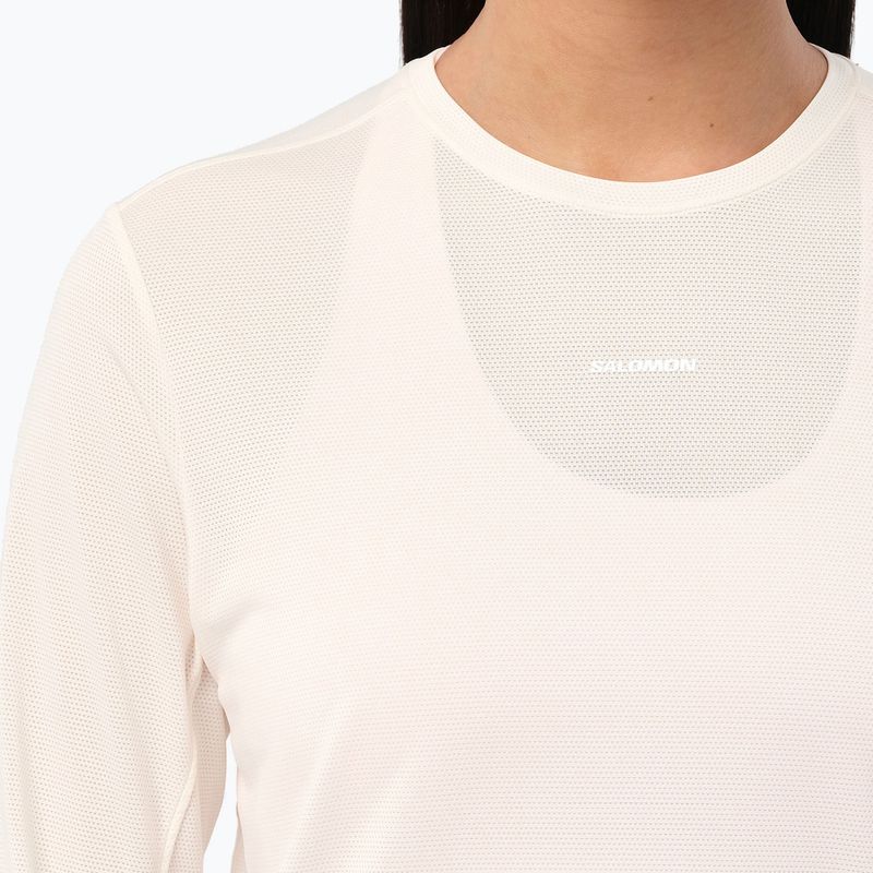 Dámske bežecké tričko longsleeve Salomon Shakeout Core Tee GFX LS whisper white/pink frosting 3