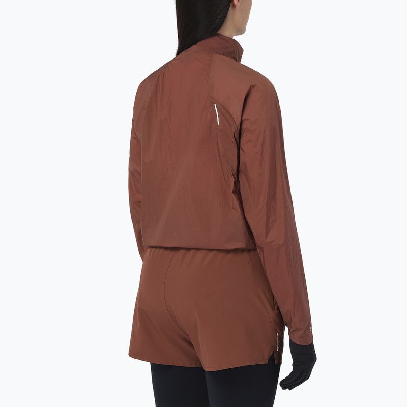 Dámska bežecká bunda Salomon Shakeout Fly burnt umber 2