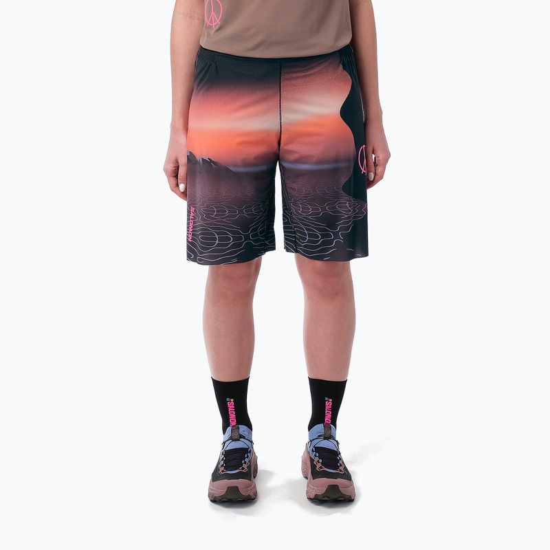 Dámske bežecké šortky Salomon Shortney 10" Shorts rose taupe 5