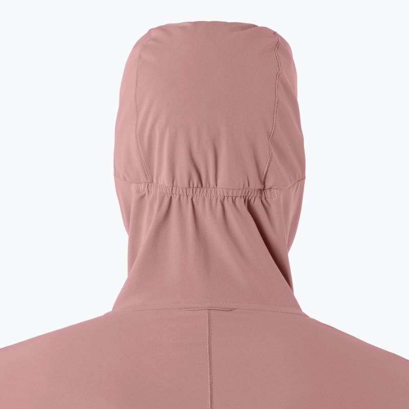 Pánska bežecká mikina Salomon Sense Aero Hybrid Half Zip Hooded antler 5