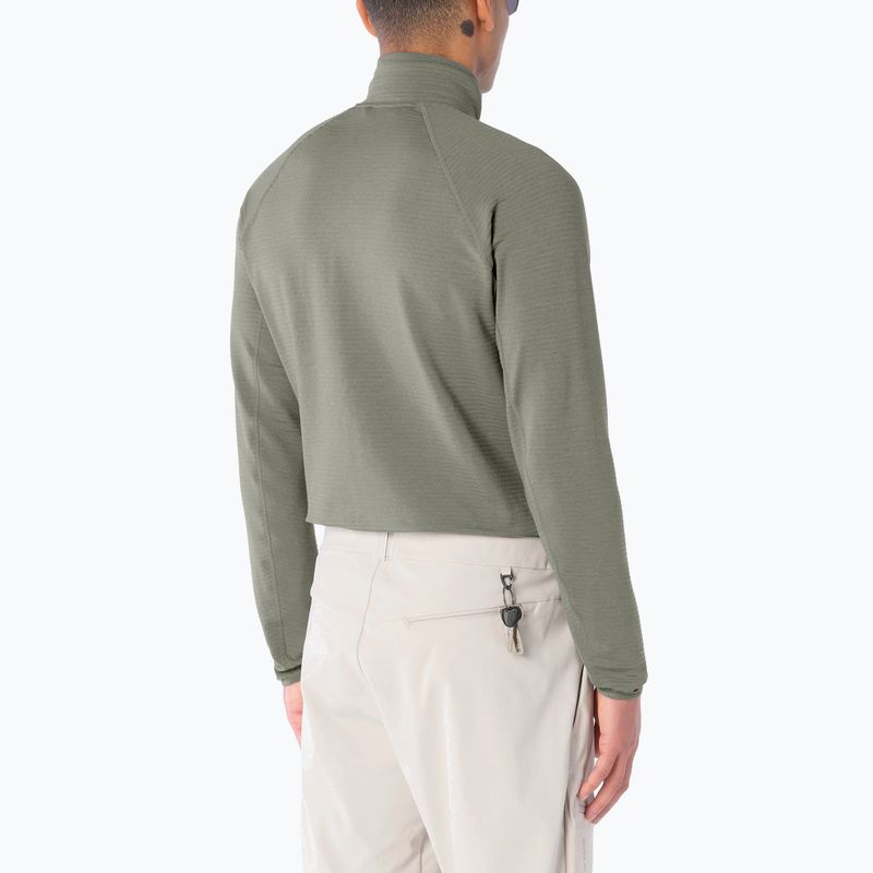Pánska trekingová mikina Salomon Essential Lightwarm Full Zip castor gray 2