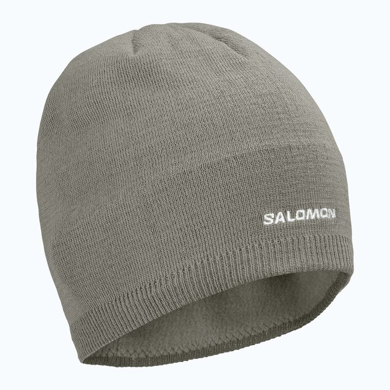Zimná čiapka Salomon Beanie castor gray