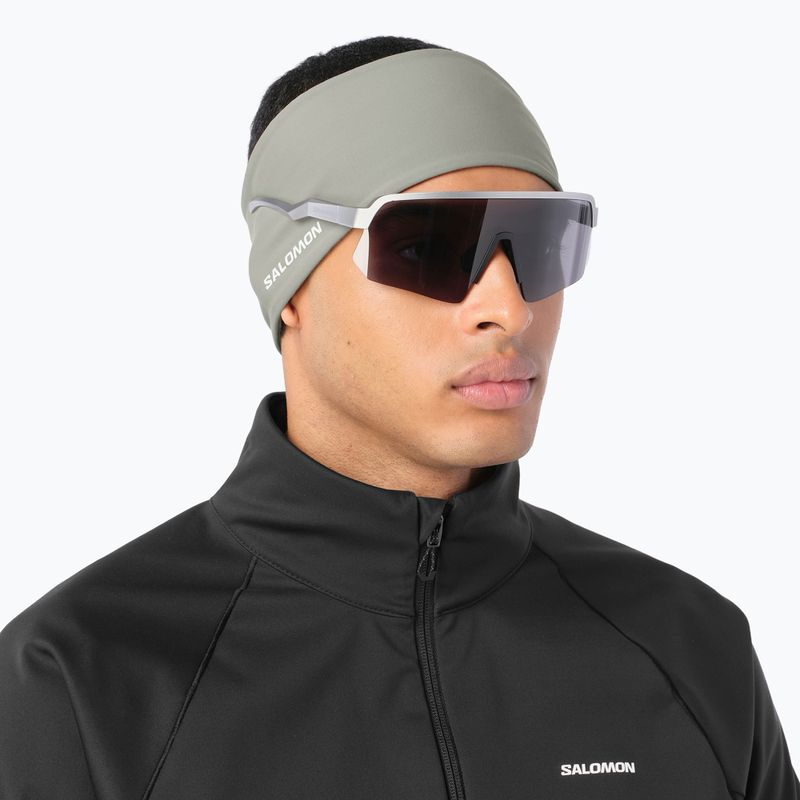 Čelenka Salomon Run Tech Headband castor gray 2