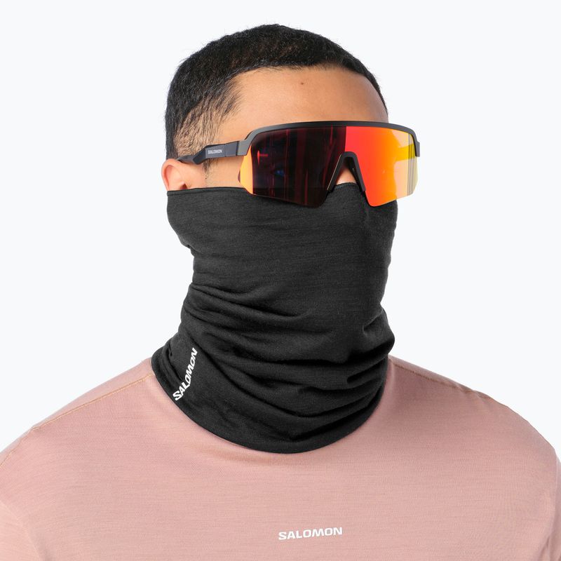 Nákrčník Salomon Merino Neck Gaiter deep black 2