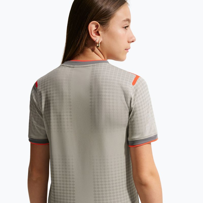 Detský futbalový dres Nike England Pre-Match pewter grey/bright crimson 8