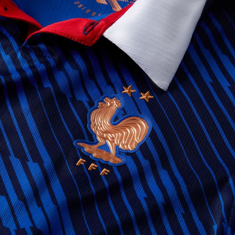 Detský futbalový dres Nike FFF 2026 Stadium Home game royal/metallic copper 3