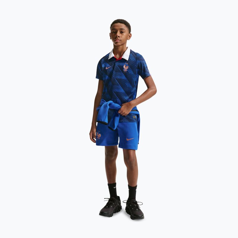 Detský futbalový dres Nike FFF 2026 Stadium Home game royal/metallic copper 5