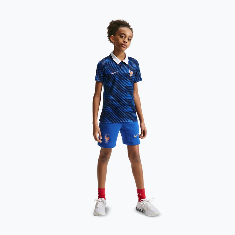 Detský futbalový dres Nike FFF 2026 Stadium Home game royal/metallic copper 6