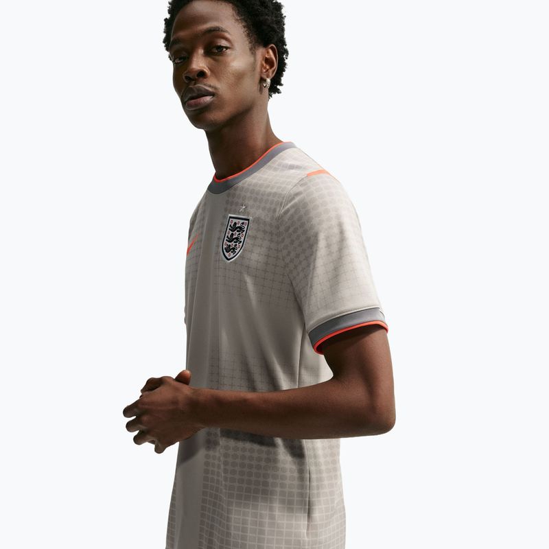 Pánsky futbalový dres Nike England Academy Pro Pre-Match pewter grey/bright crimson 5