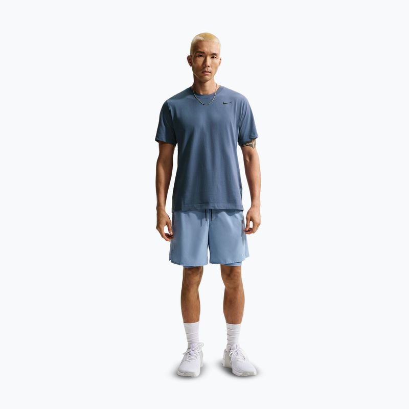 Pánske tričko Nike Dri-Fit diffused blue/black 2