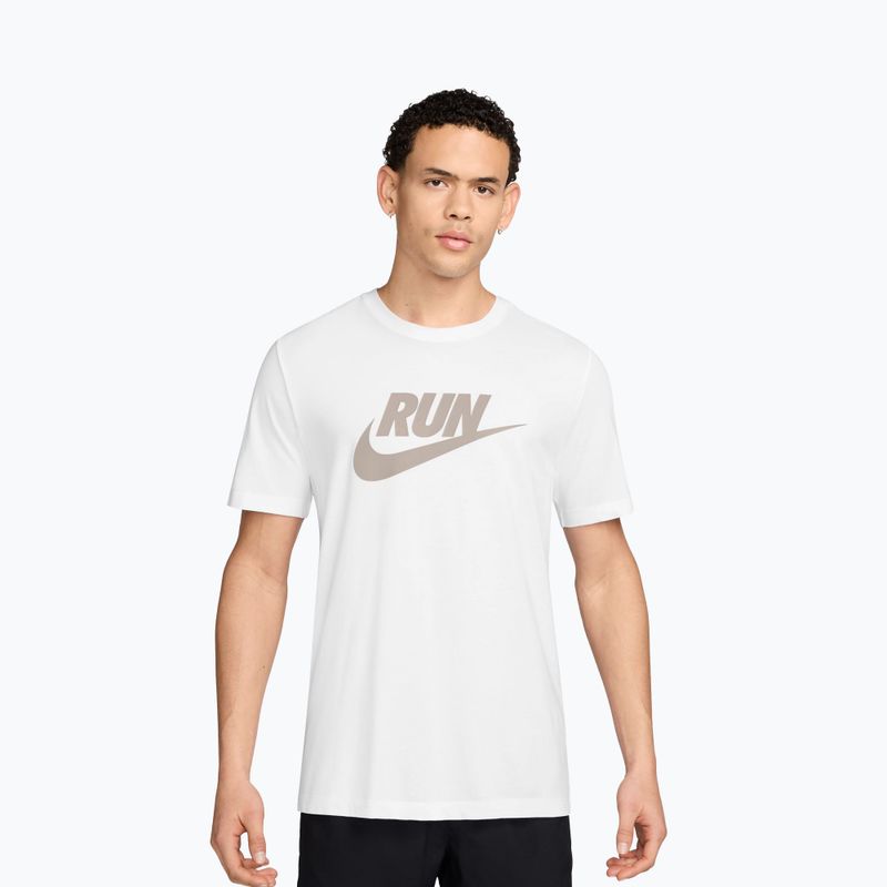 Pánske tričko Nike Dri-Fit Running White/Moon Particle