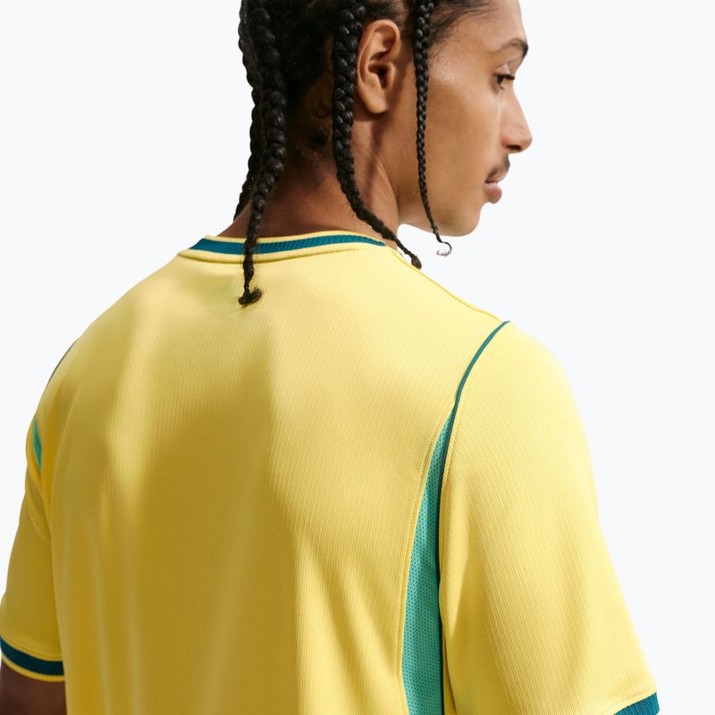 Pánsky futbalový dres Nike Brazil 2026 Stadium Home Soccer Replica canary/light mint/geode teal 6
