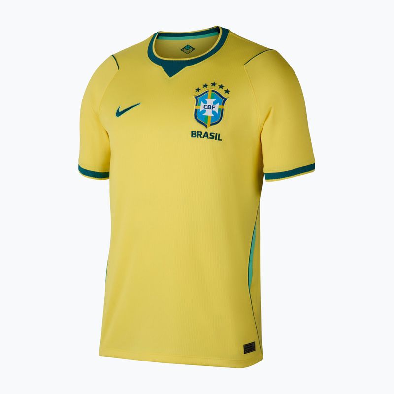 Pánske futbalové tričko Nike Brazil 2026 Stadium Home Soccer Replica canary/light menta/geode teal 7