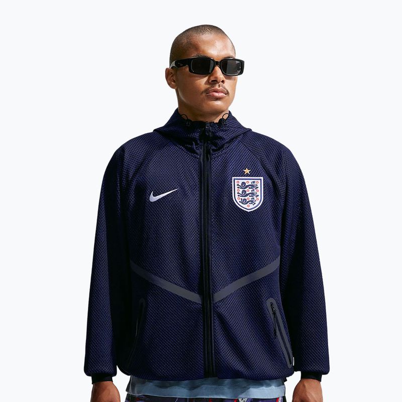 Pánska futbalová bunda Nike England Dri-Fit Soccer Anthem IH1761 obsidian/black/white