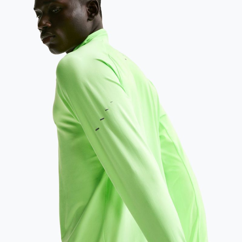 Pánska bežecká mikina Nike Stride 1/4 Zip Dri-Fit lime blast 5
