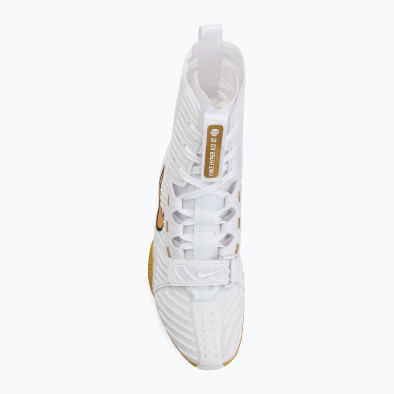 Boxerské topánky Nike HyperKo 3 white/metallic gold 5