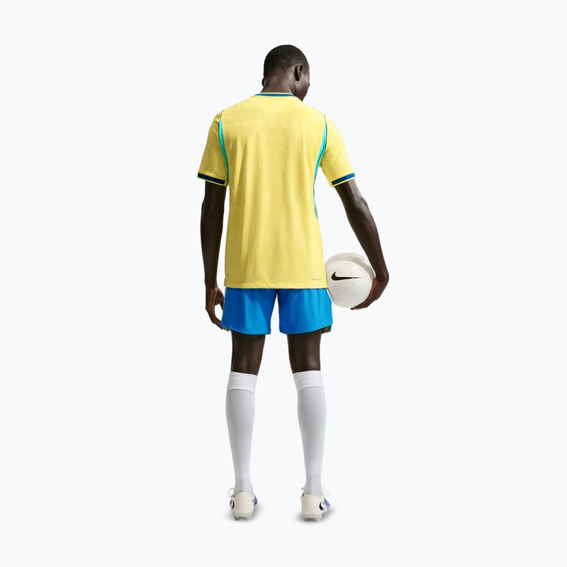Pánsky futbalový dres Nike Brazil 2026/27 Match Home canary/light mint/geode teal 3