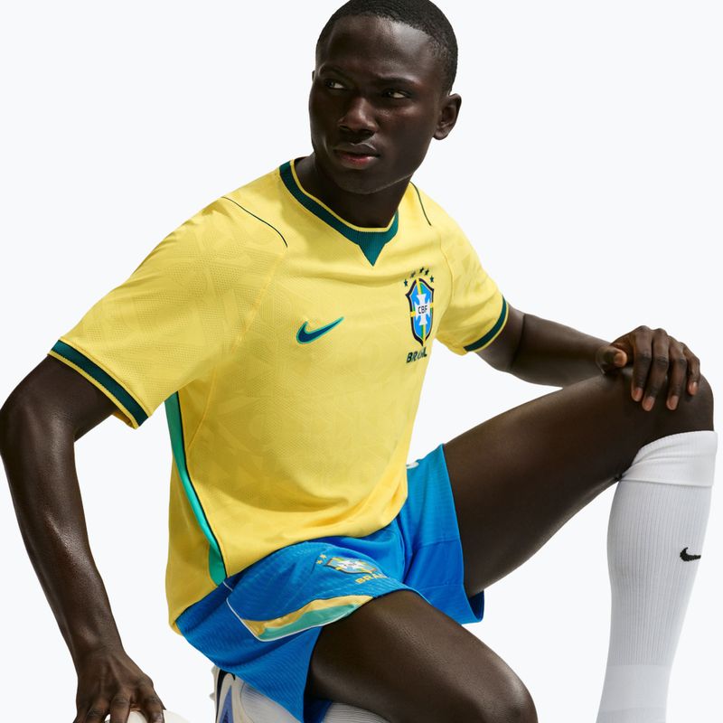 Pánsky futbalový dres Nike Brazil 2026/27 Match Home canary/light mint/geode teal 4