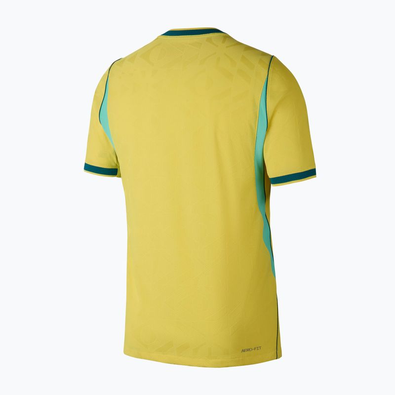 Pánsky futbalový dres Nike Brazil 2026/27 Match Home canary/light mint/geode teal 9