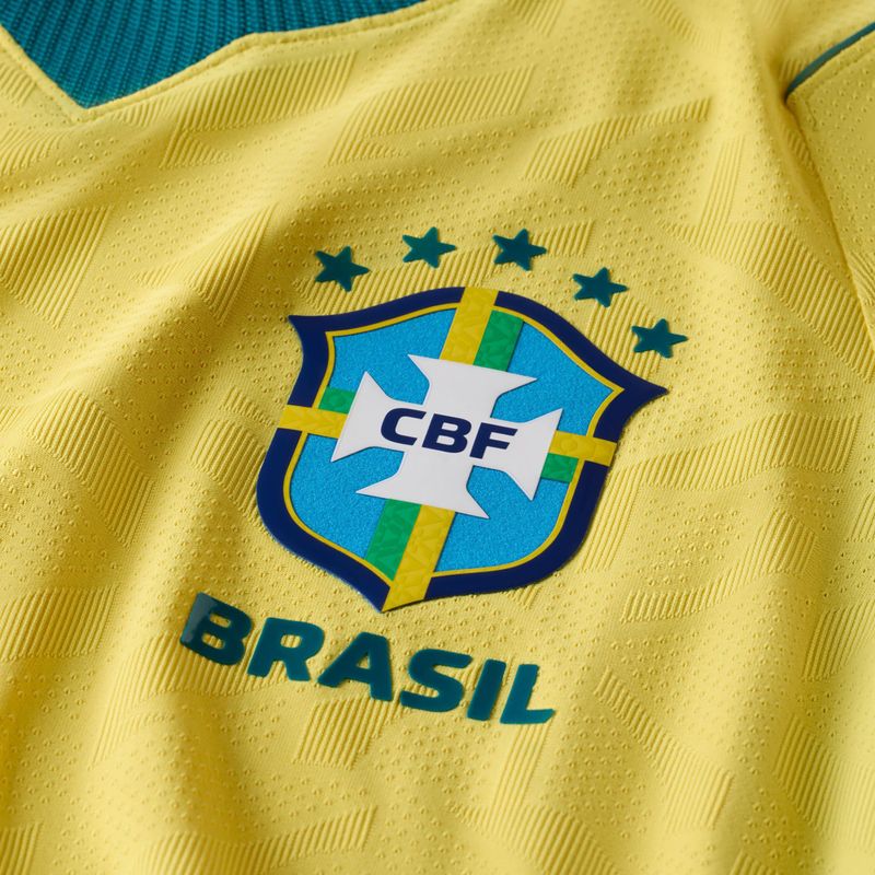 Pánsky futbalový dres Nike Brazil 2026/27 Match Home canary/light mint/geode teal 11