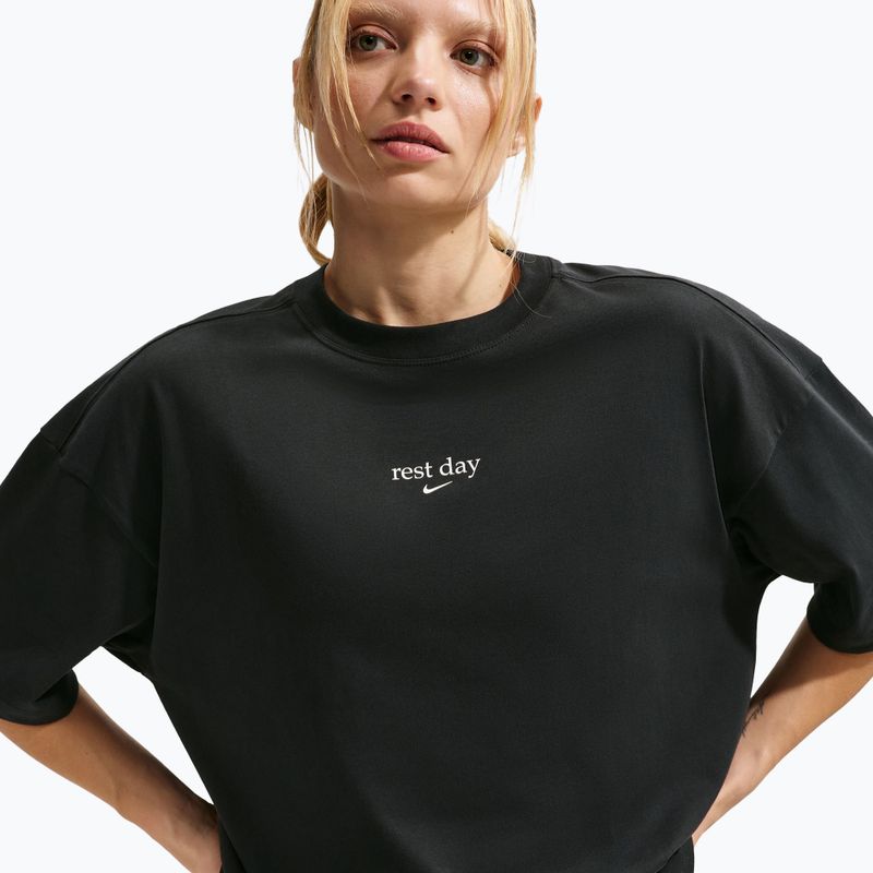 Dámske tričko Nike Dri-Fit black/white/white 5