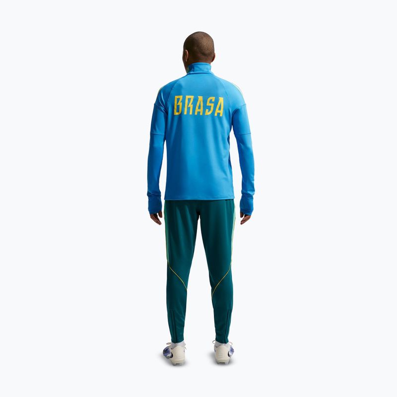 Pánske futbalové nohavice Nike Brazil Strike geode teal/light mint/midwest gold 3
