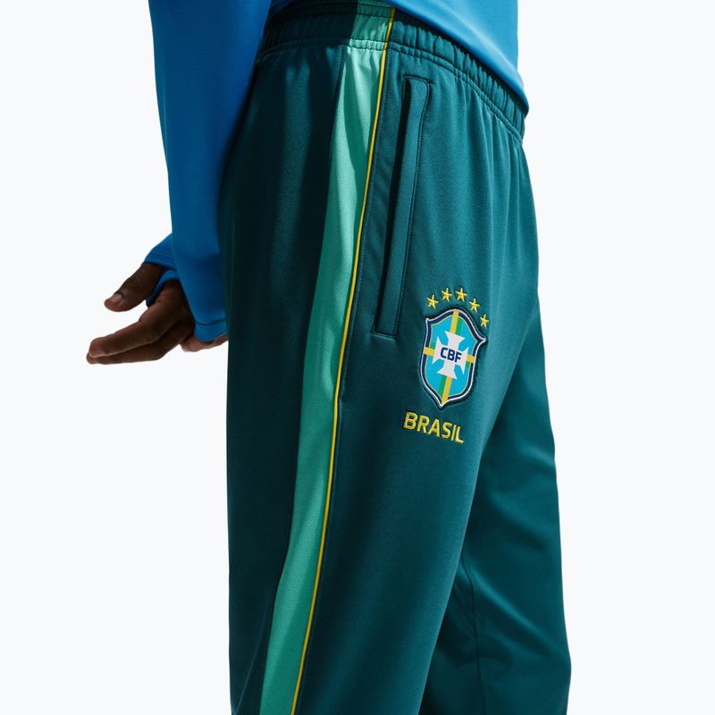 Pánske futbalové nohavice Nike Brazil Strike geode teal/light mint/midwest gold 6