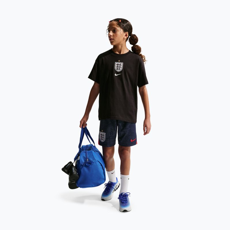Detské futbalové šortky Nike England 2026 Stadium Away obsidian/speed red/white/speed red 2