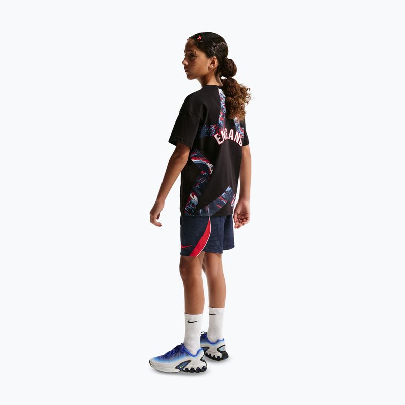 Detské futbalové šortky Nike England 2026 Stadium Away obsidian/speed red/white/speed red 3