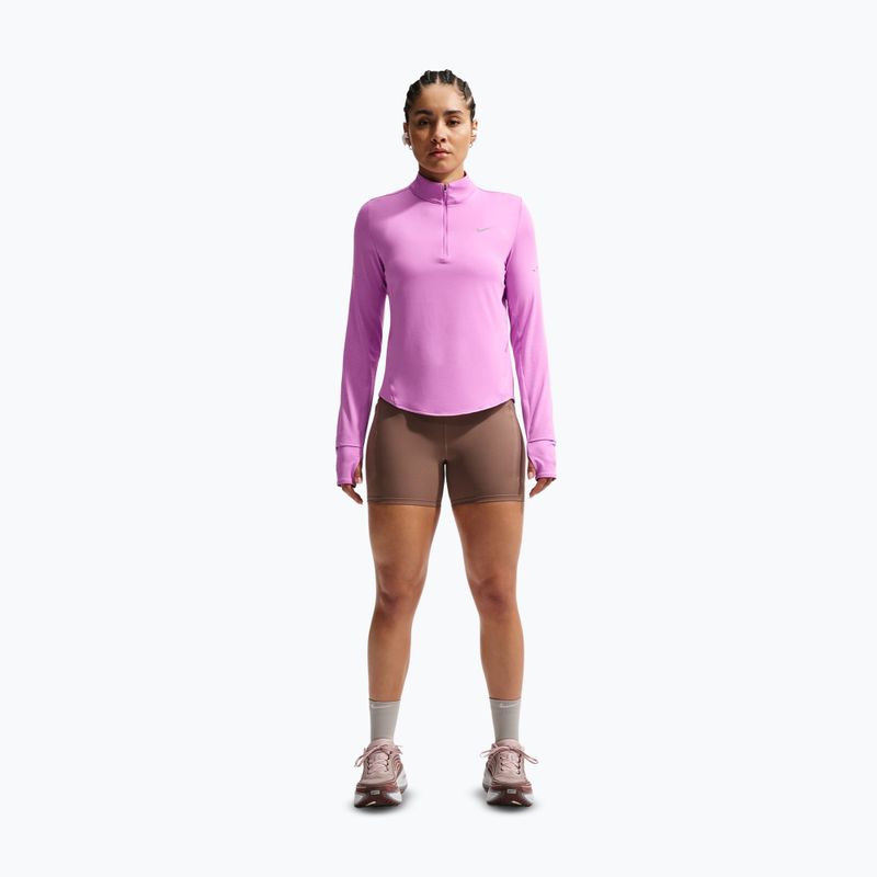 Dámska bežecká mikina Nike Swift Dri-FIT UV 1/4-Zip light magenta 2