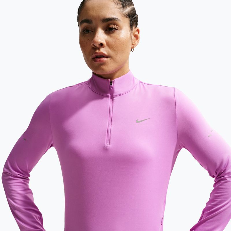 Dámska bežecká mikina Nike Swift Dri-FIT UV 1/4-Zip light magenta 5