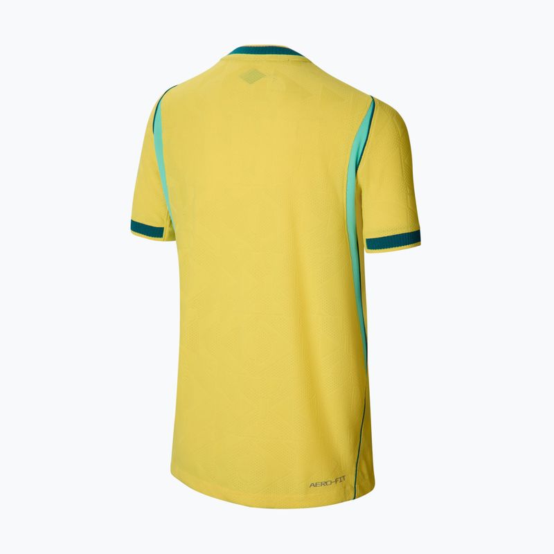 Detský futbalový dres Nike Brazil 2026/27 Match Home canary/light mint/geode teal 2
