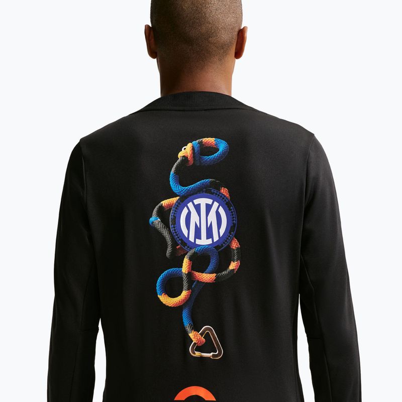 Pánske futbalové tričko longsleeve Nike Inter Milan Academy Pro Warm SE black/safety orange 5