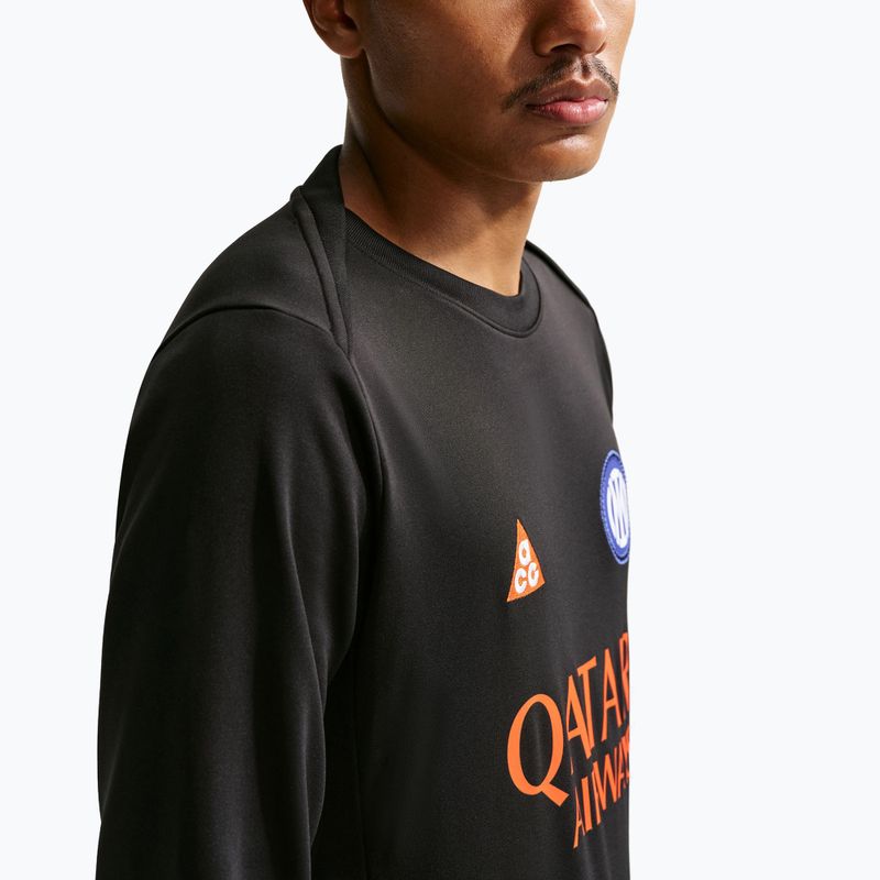 Pánske futbalové tričko longsleeve Nike Inter Milan Academy Pro Warm SE black/safety orange 6
