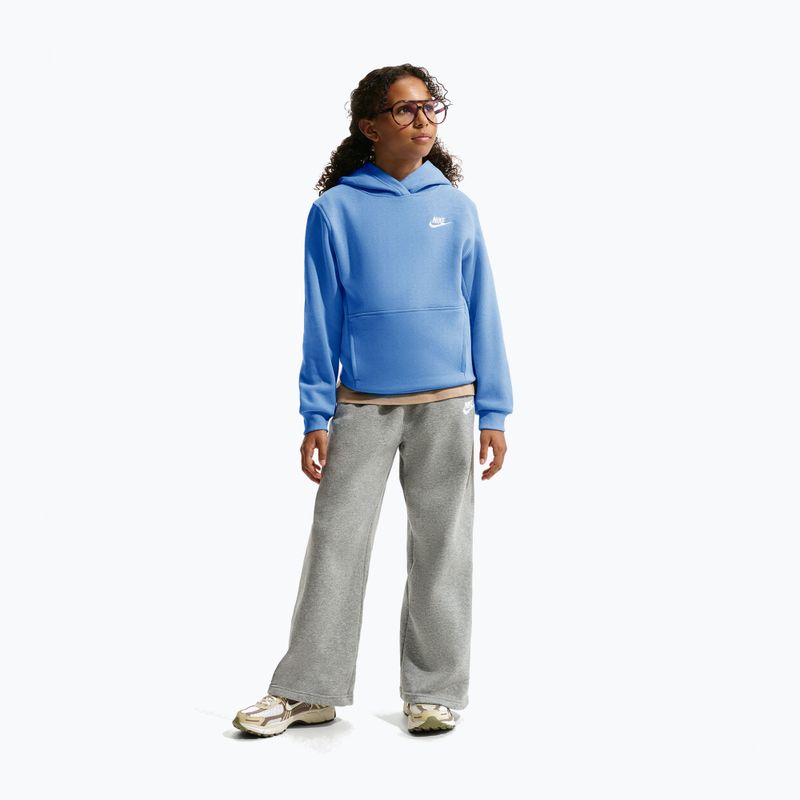 Detská mikina Nike Sportswear Club Fleece university blue/white 2