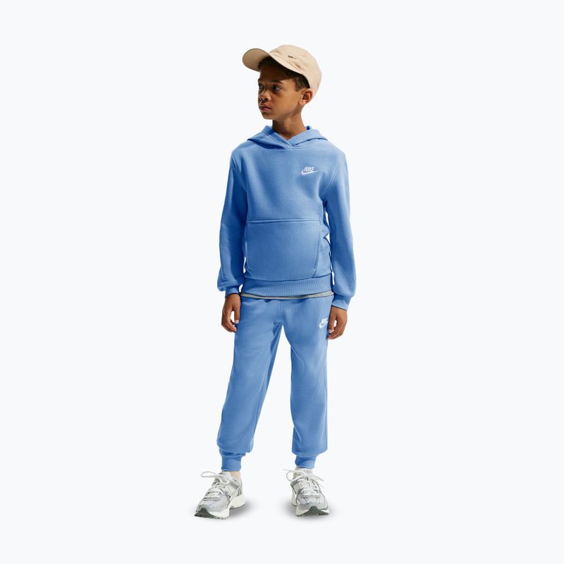 Detská mikina Nike Sportswear Club Fleece university blue/white 3