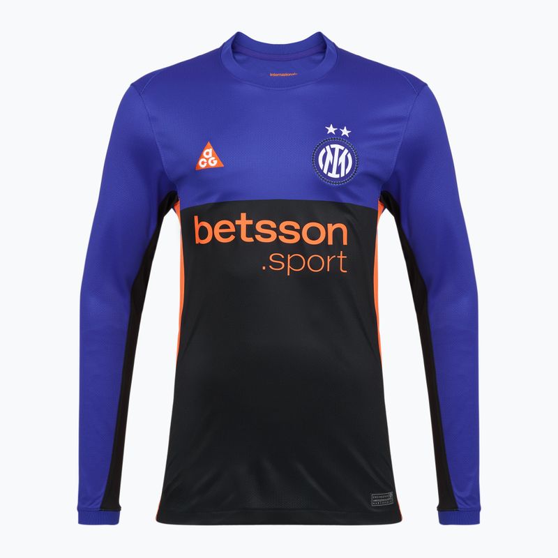 Pánsky futbalový dres longsleeve Nike Inter Milan Stadium SE hyper blue/black/safety orange 4