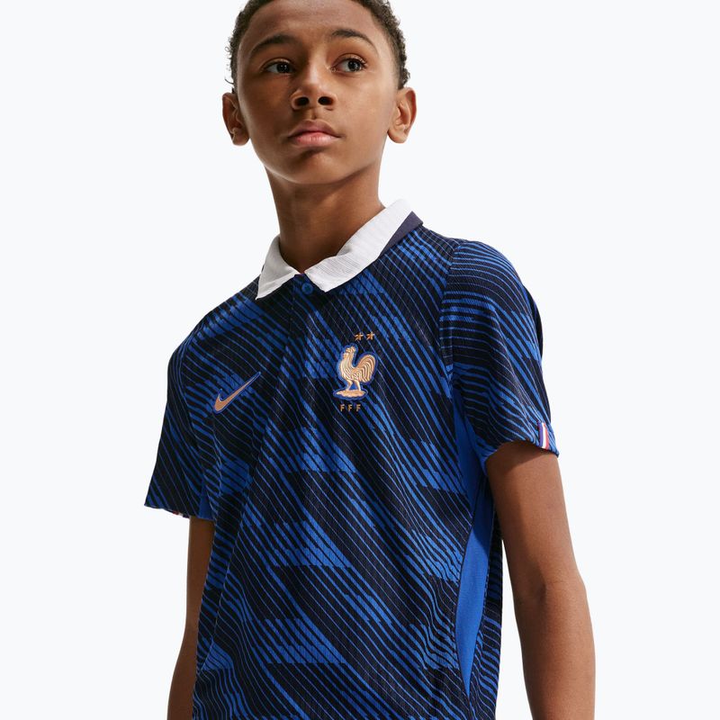Detský futbalový dres Nike FFF 2026/27 Match Home game royal/metallic copper 7