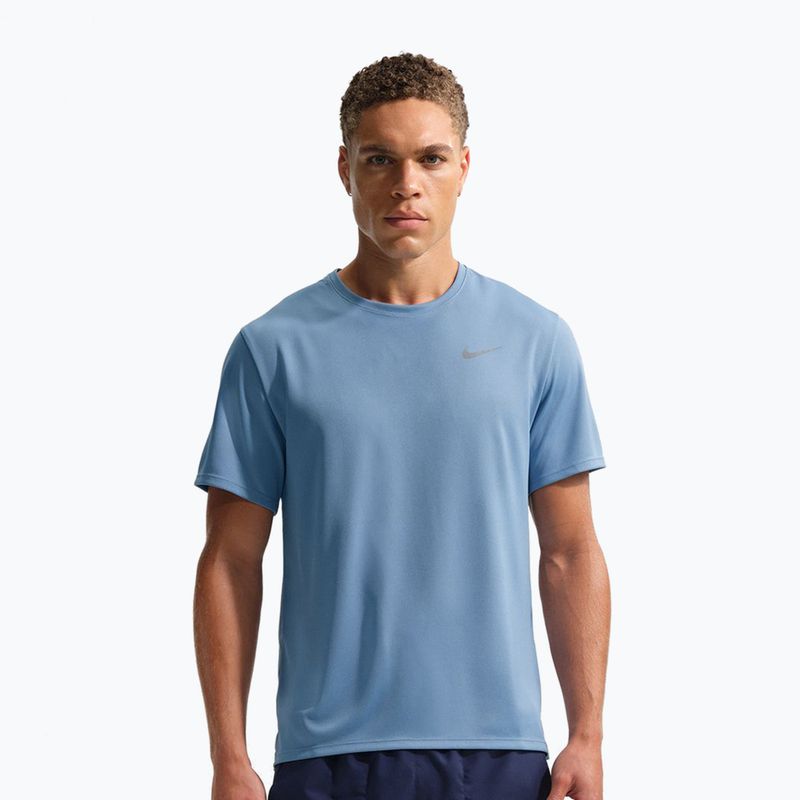 Pánske bežecké tričko Nike Miler Dri-Fit UV work blue