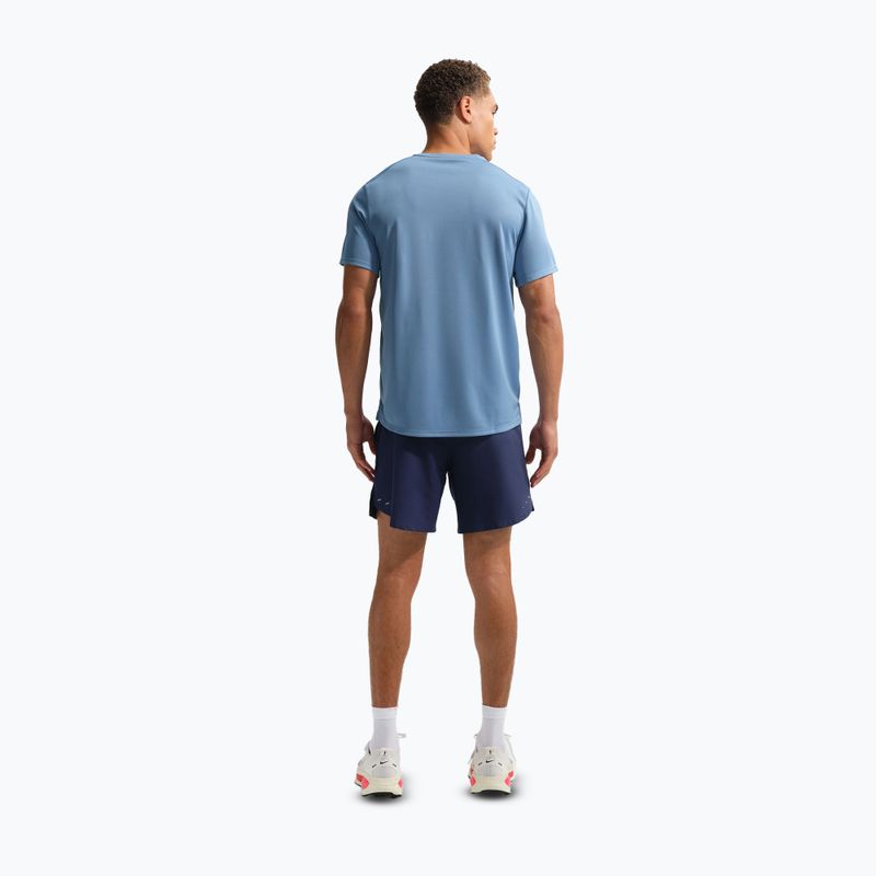 Pánske bežecké tričko Nike Miler Dri-Fit UV work blue 3