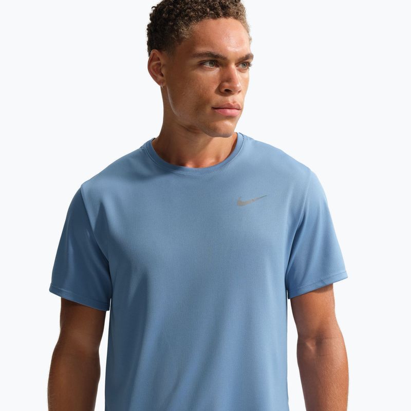 Pánske bežecké tričko Nike Miler Dri-Fit UV work blue 4