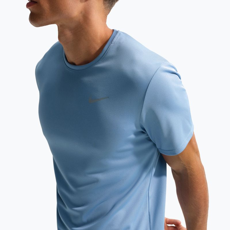 Pánske bežecké tričko Nike Miler Dri-Fit UV work blue 5