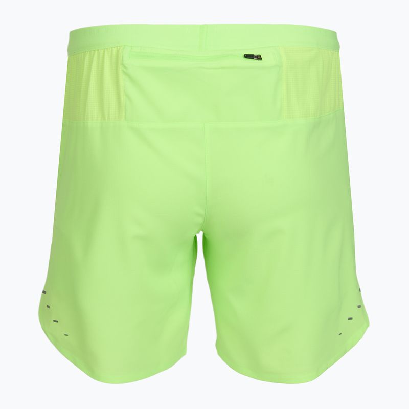 Pánske bežecké šortky Nike Stride Dri-Fit 2in1 7" lime blast 7