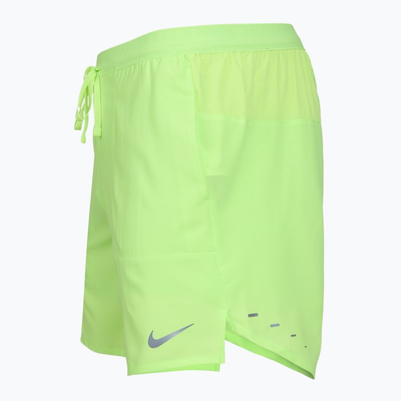 Pánske bežecké šortky Nike Stride Dri-Fit 2in1 7" lime blast 8