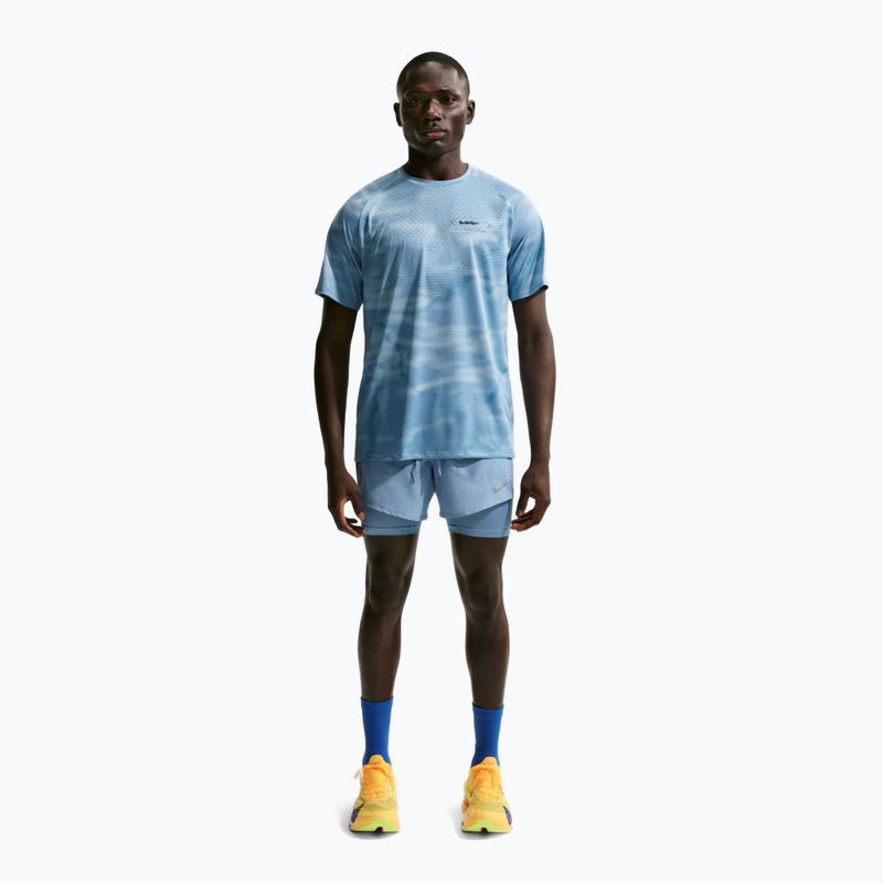 Pánske bežecké šortky Nike Stride Dri-Fit Hybrid 5" work blue 2