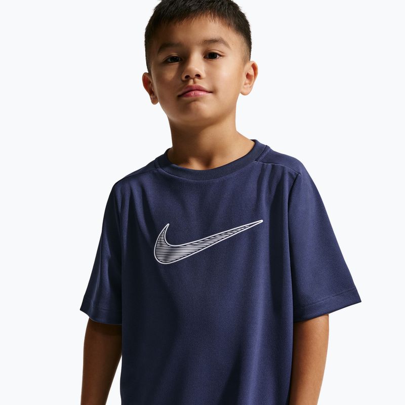 Detské tričko Nike Multi Dri-Fit midnight navy/white 4
