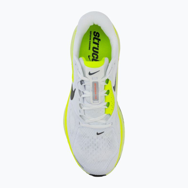 Pánske bežecké topánky Nike Structure Plus white/pure platinum/volt/black 5