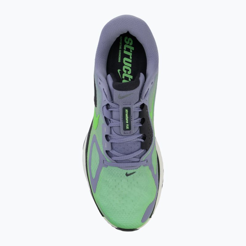 Pánske bežecké topánky Nike Structure Plus iron purple/off black-sail/voltage green 5