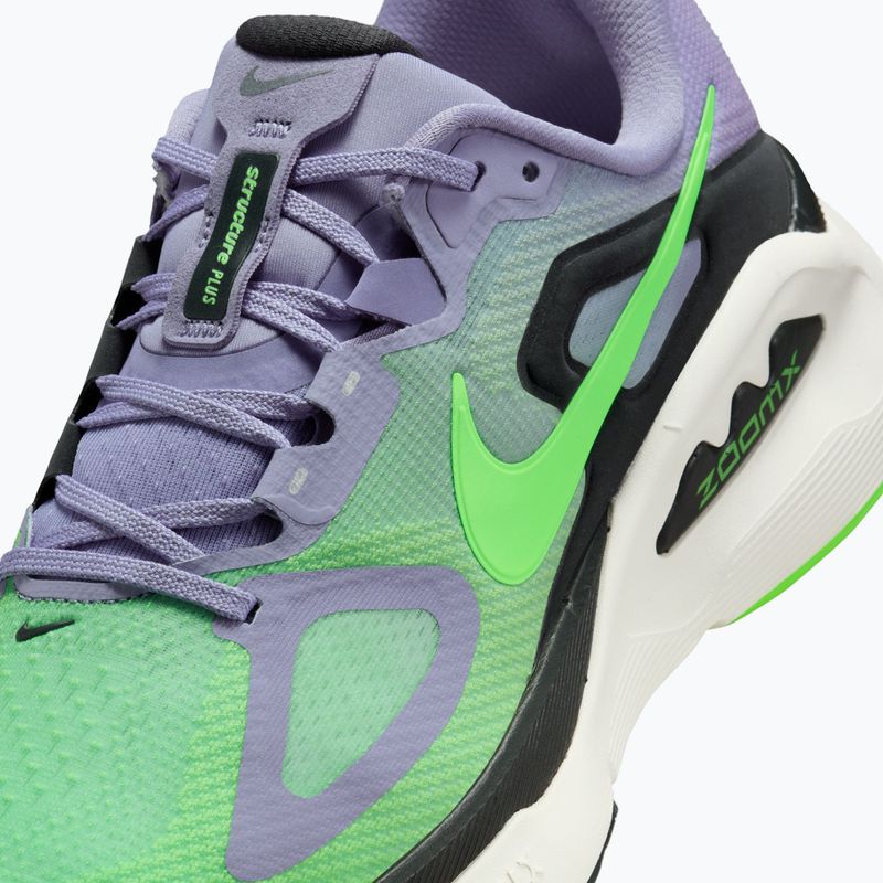 Pánske bežecké topánky Nike Structure Plus iron purple/off black-sail/voltage green 8