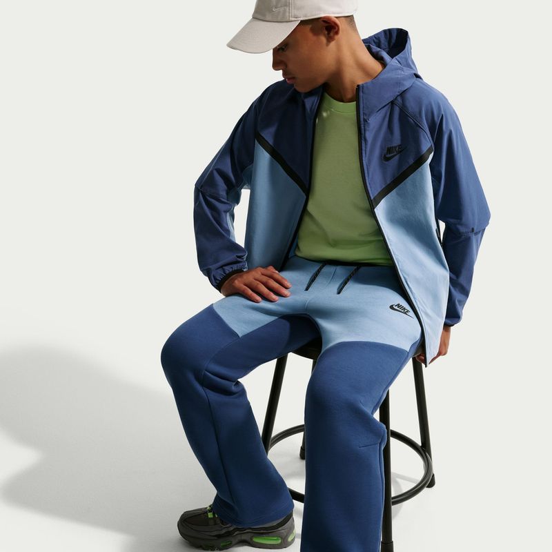 Detské nohavice Nike Sportswear Tech Fleece mystic navy/work blue/black/black 6